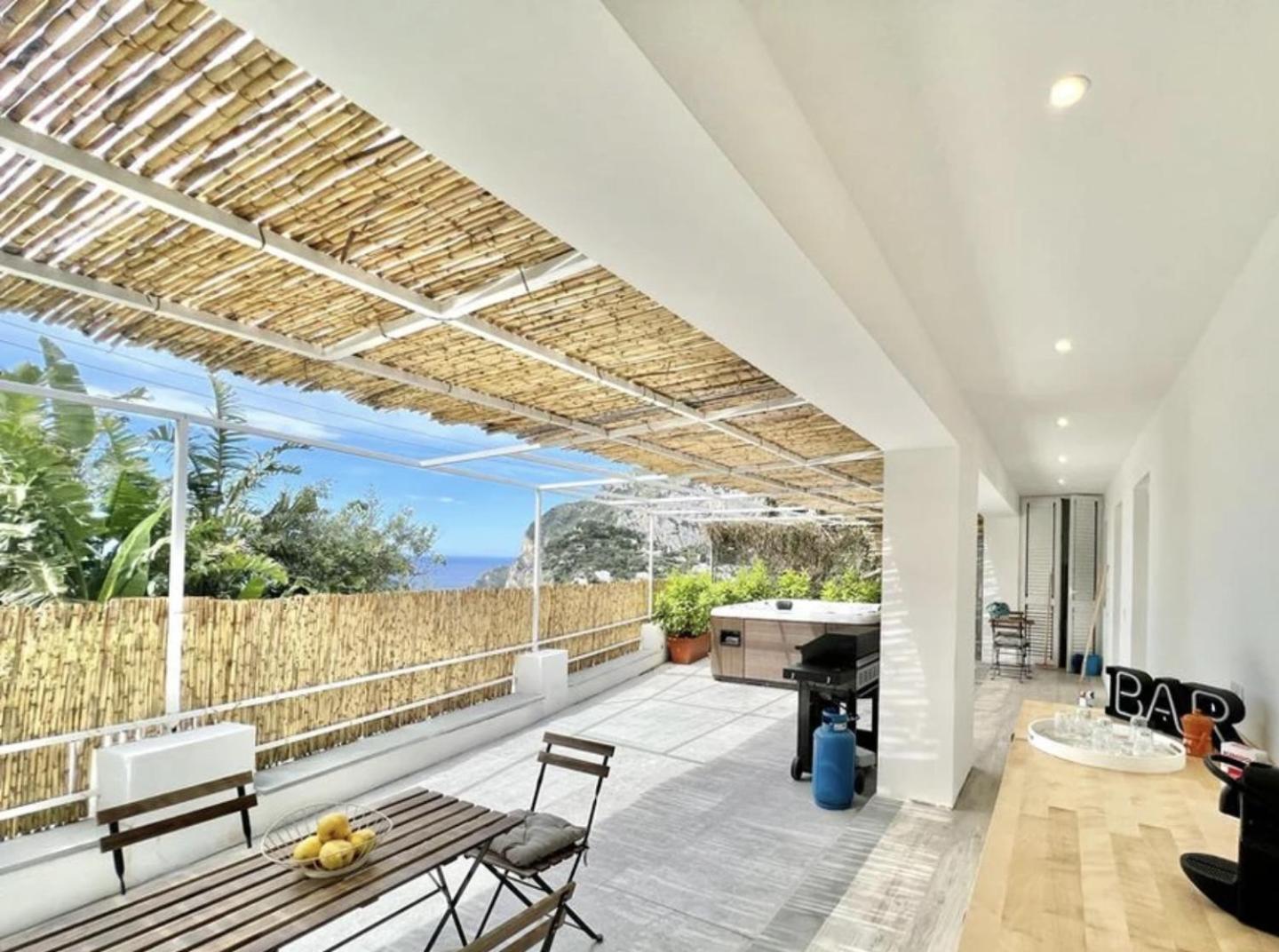 דירות Casa Nannina - Seaview Terrace With Jacuzzi In קאפרי חדר תמונה